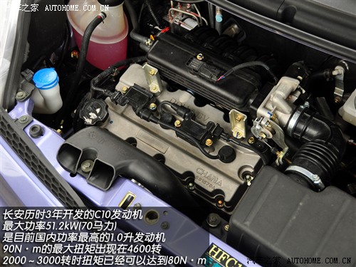 长安 长安汽车 奔奔mini 2010款 1.0l 豪华手动型