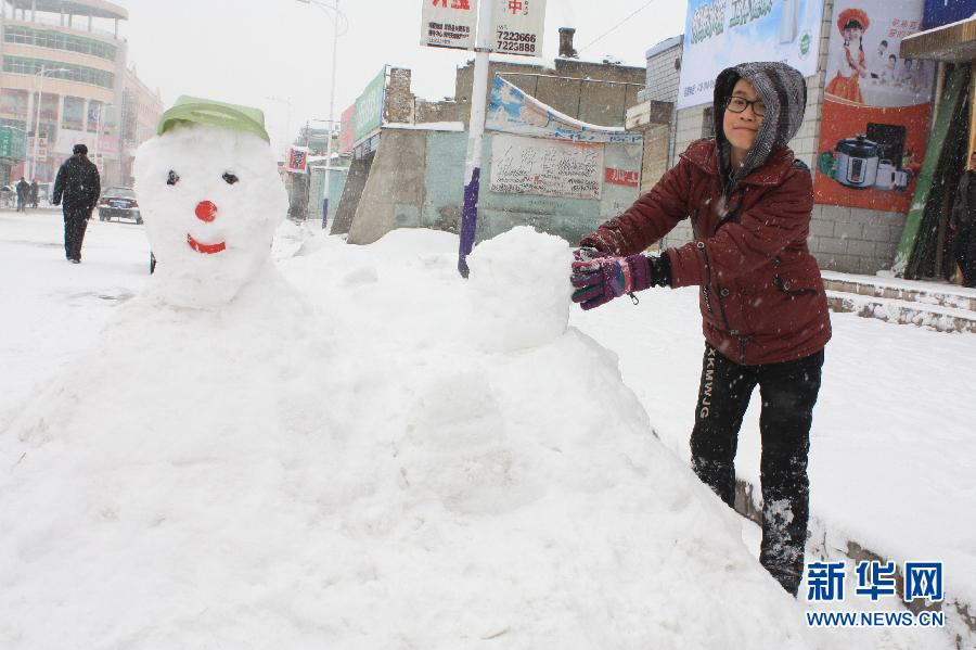 #（生态）（4）寒潮侵袭  我国北方多地迎来降雪